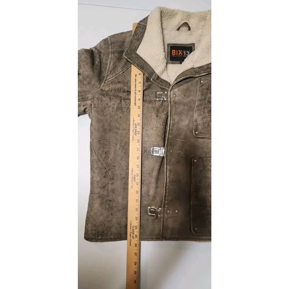 Bix 13 Premium Quality Leather Jacket Size 46